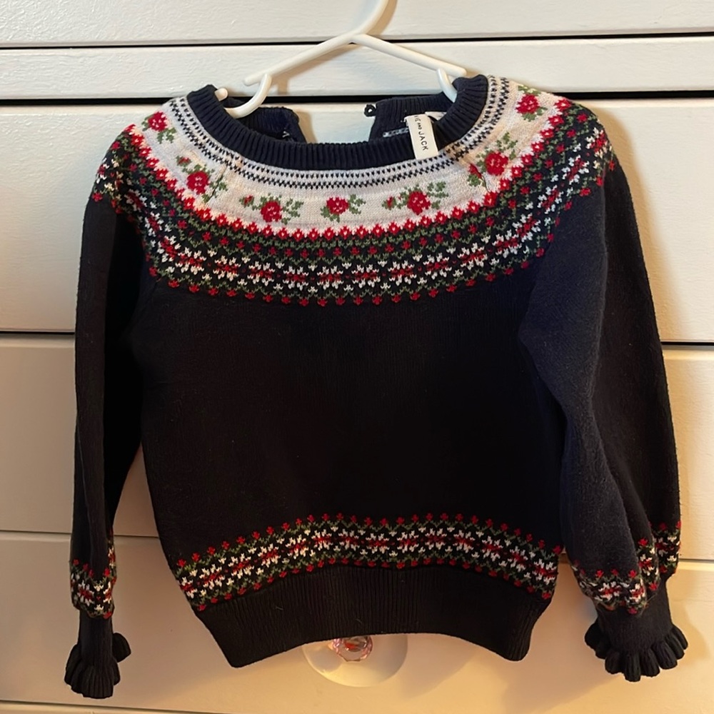 Jenie and Jack ROSE FAIR ISLE SWEATER